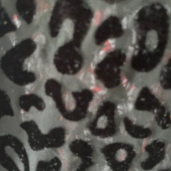 Velvet Sheer Leopard Bodysuit - Picture 9 of 11